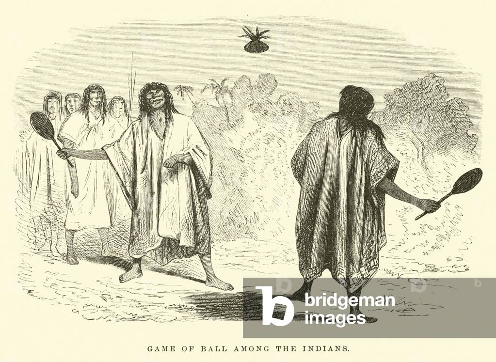 Game of Ball among the Indians (engraving)