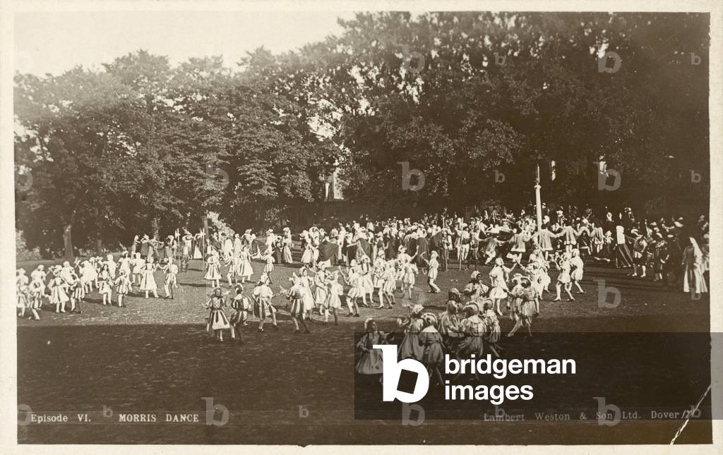 Morris Dancing (b/w photo)