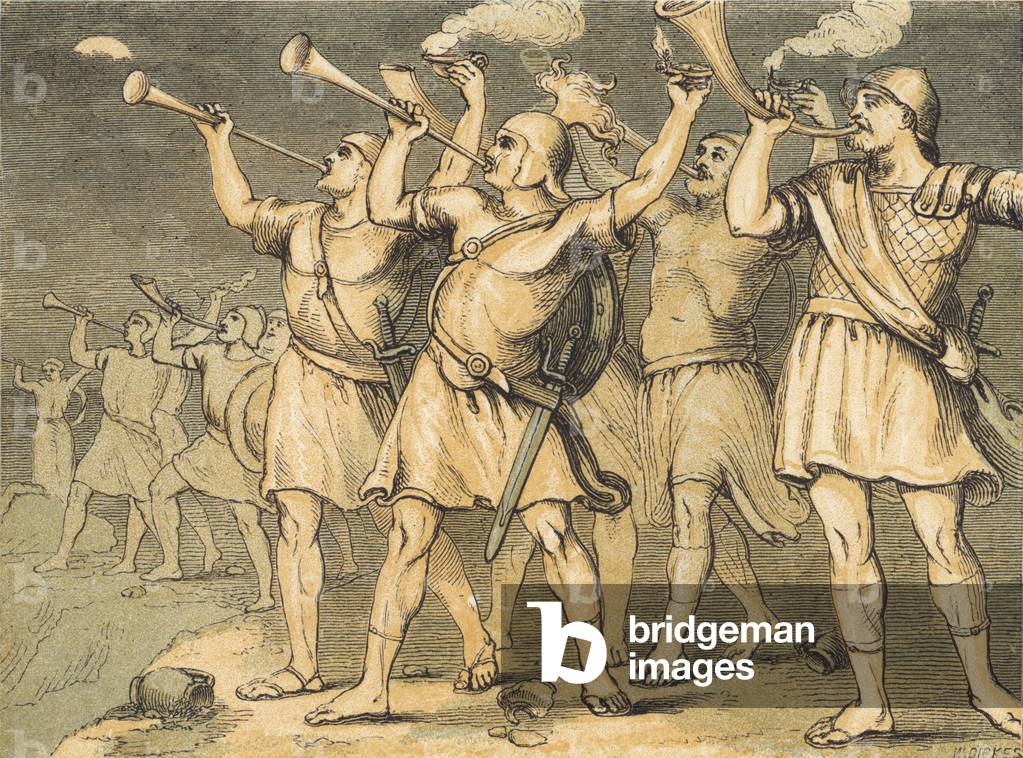 Gideon (coloured engraving)