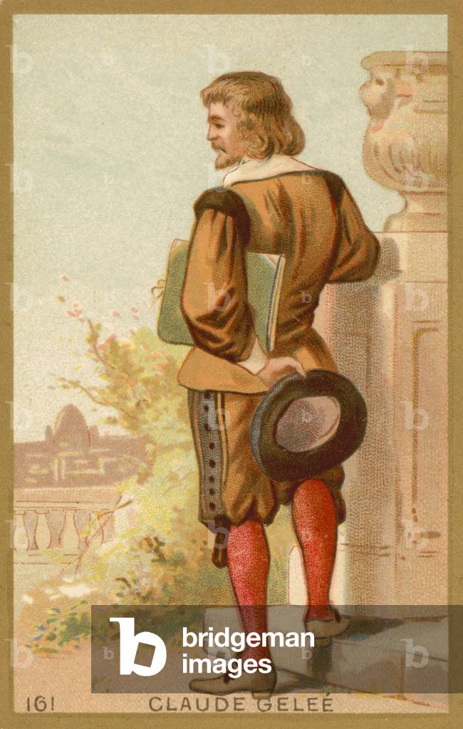 Claude Gelee, French artist (chromolitho)
