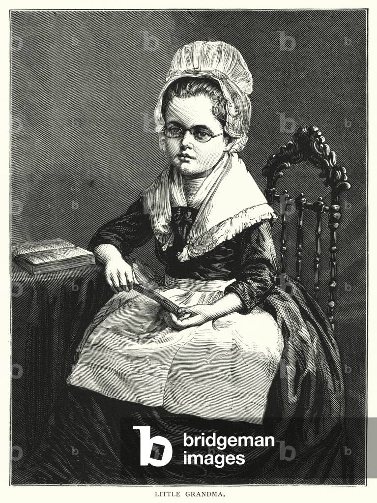 Little grandma (engraving)