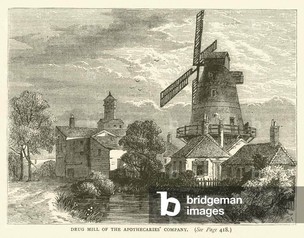Drug Mill of the Apothecaries' Company (engraving)