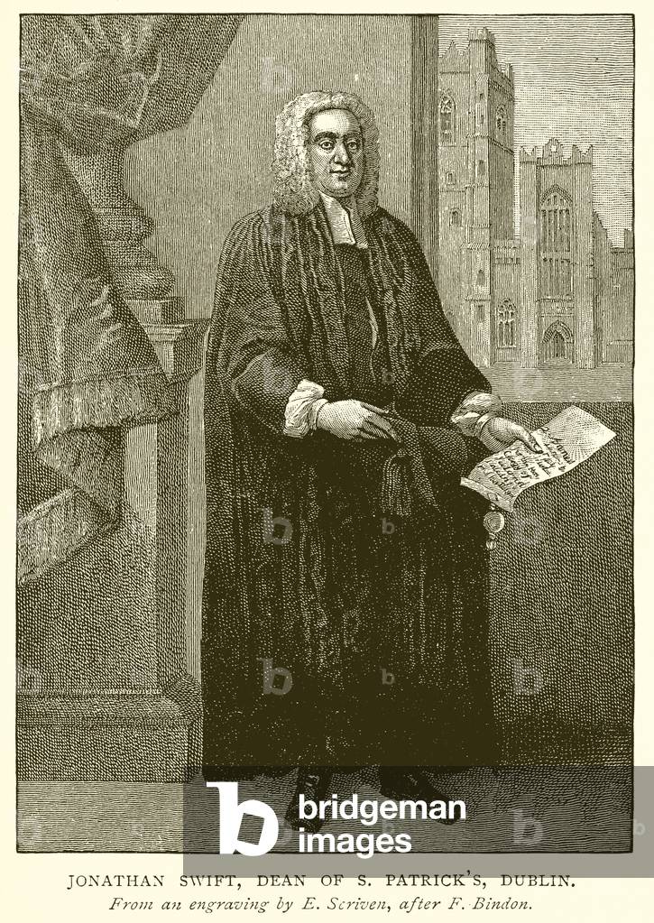 Jonathan Swift, Dean of S. Patrick's, Dublin (engraving)