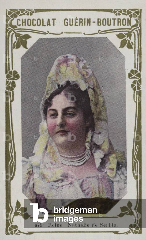Reine Nathalie de Serbie (coloured photo)