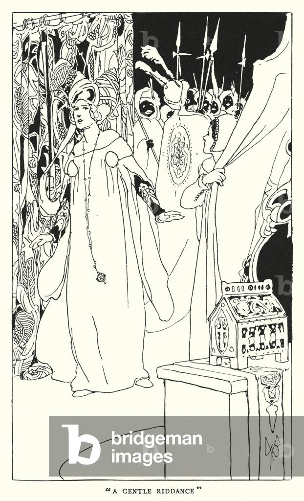 Illustration for Shakespeare's The Merchant Of Venice (litho)