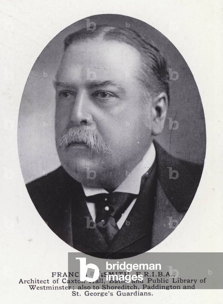 Prominent Men of London: Francis J Smith (b/w photo)