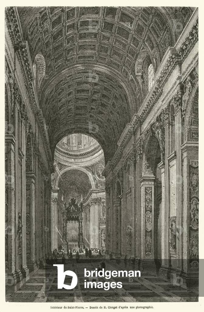 Interieur de Saint-Pierre (engraving)