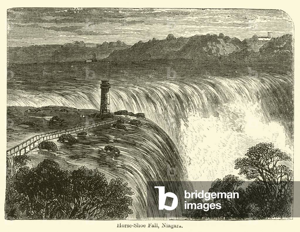 Horse-Shoe Fall, Niagara (engraving)