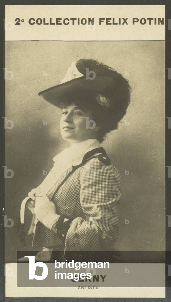 Berthe-Helene-Lucie Cerny, Artiste, 1868 (b/w photo)