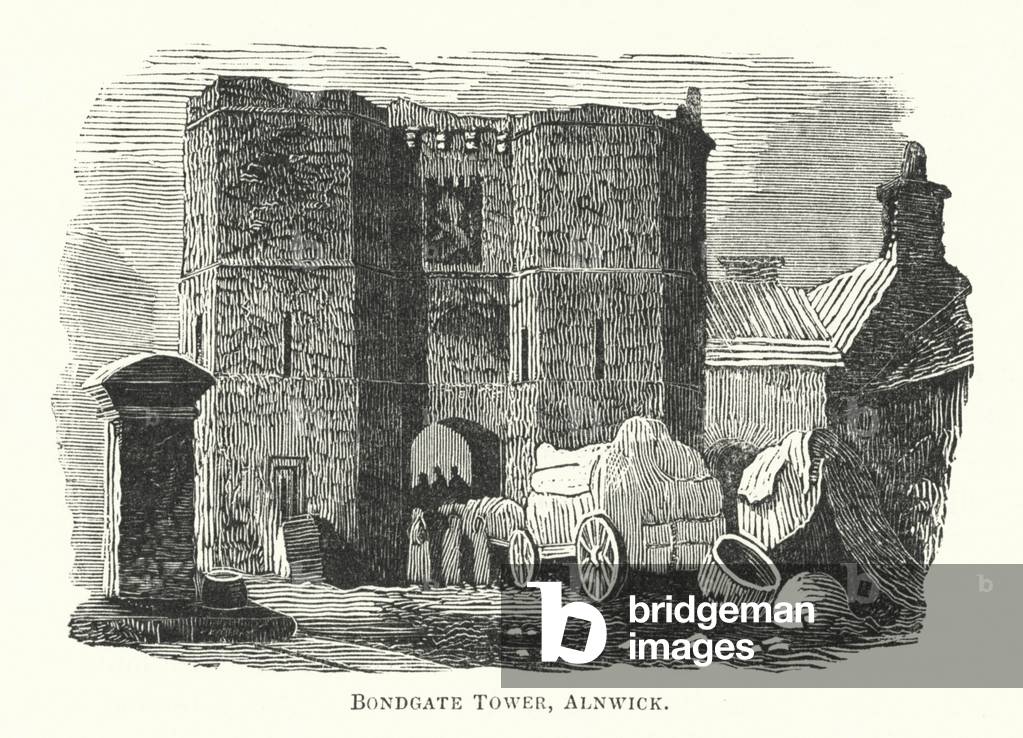 Bondgate Tower, Alnwick (engraving)