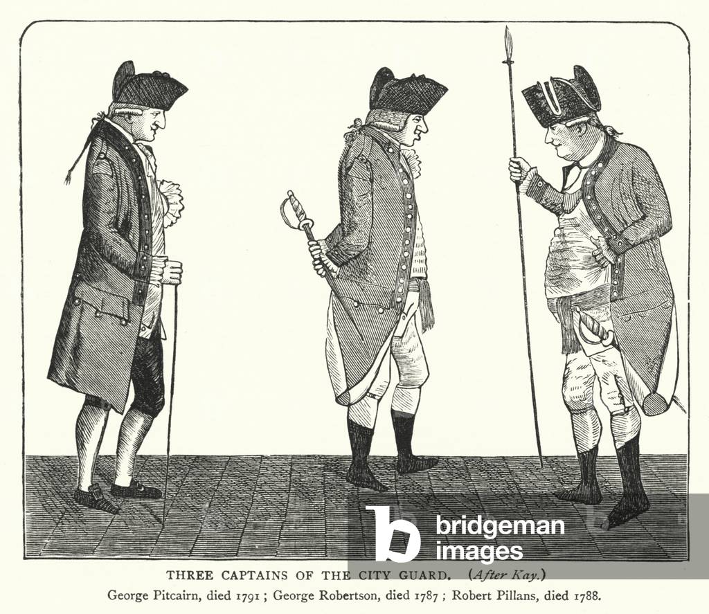 Three Captains of the City Guard (engraving)