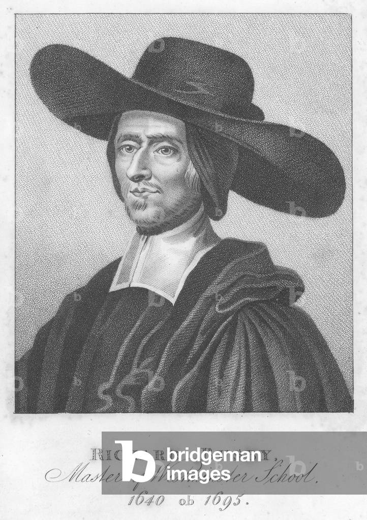 Richard Busby, Master of Westminster School (engraving)
