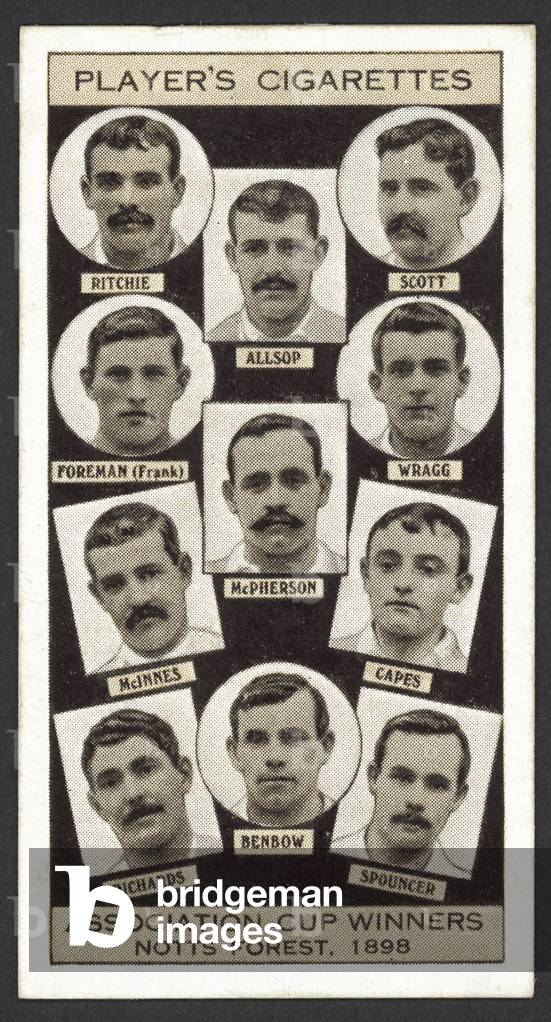 Association Cup Winners, Notts Forest, 1898 (litho)