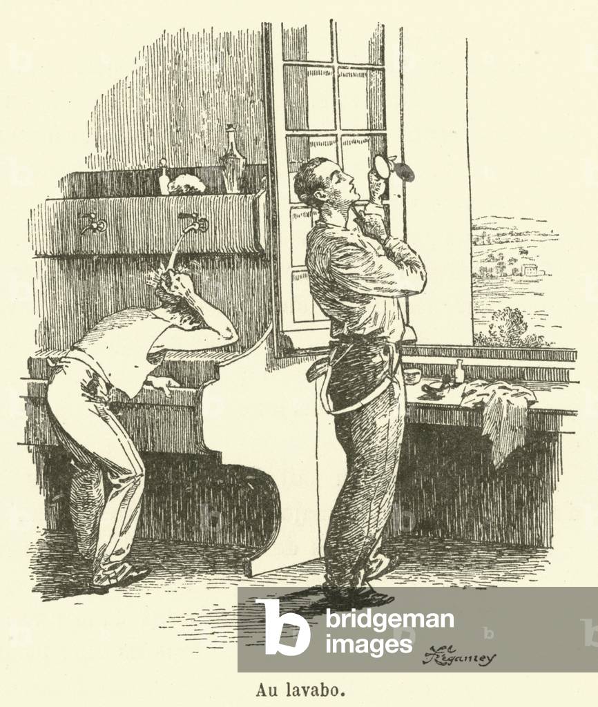 Au lavabo (engraving)