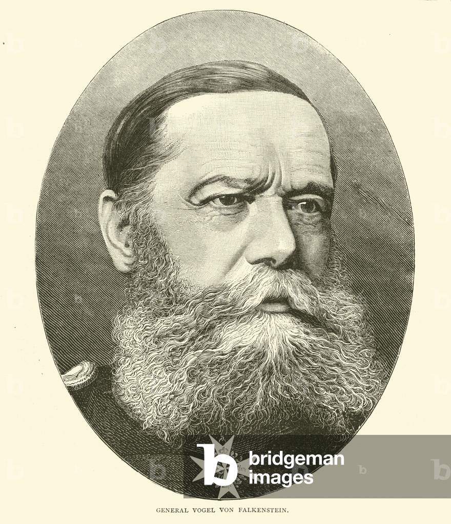 General Vogel Von Falkenstein, September 1870 (engraving)