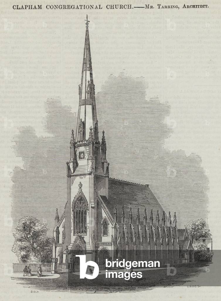 Clapham Congregational Church (engraving)