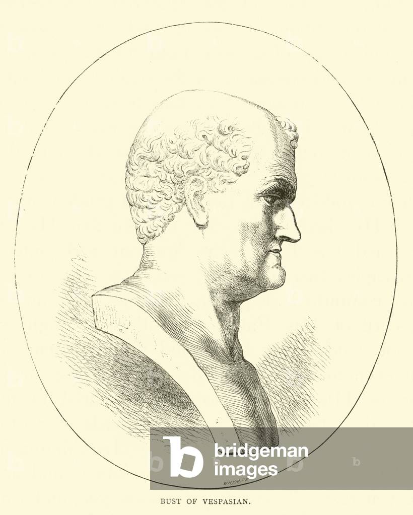 Bust of Vespasian (engraving)