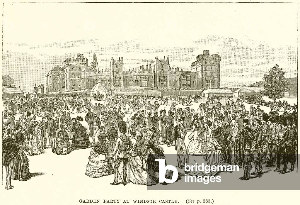 Garden Party at Windsor Castle (engraving)