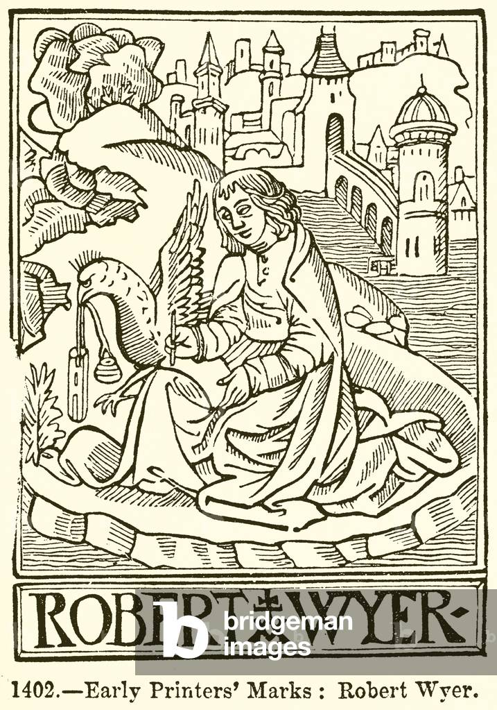 Early Printers' Marks: Robert Wyer (engraving)