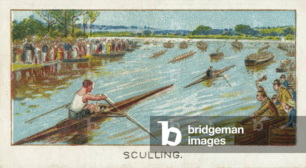 Sculling (chromolitho)
