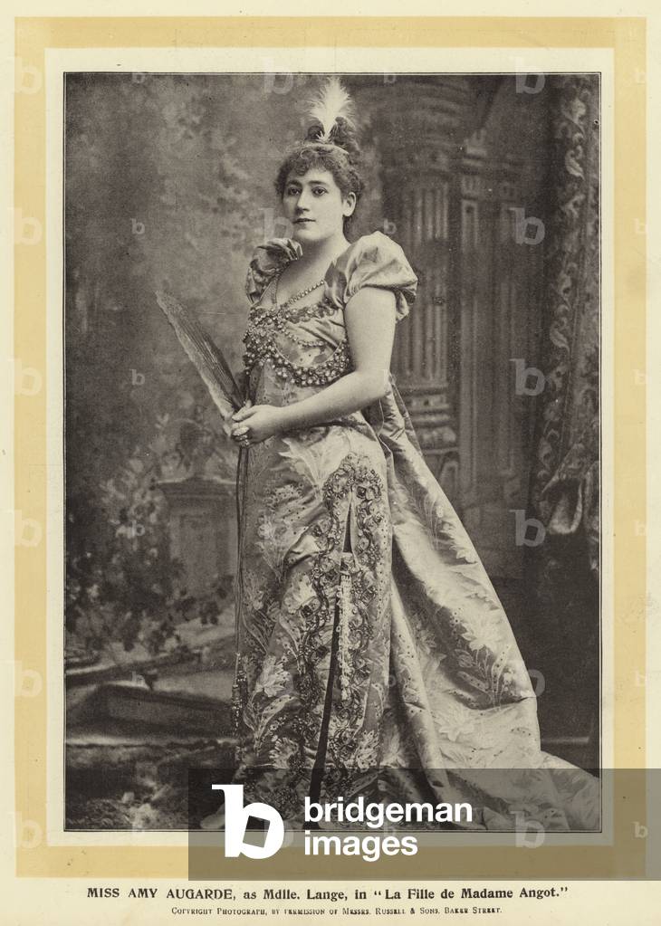 Miss Amy Augarde, as Mdlle Lange, in 