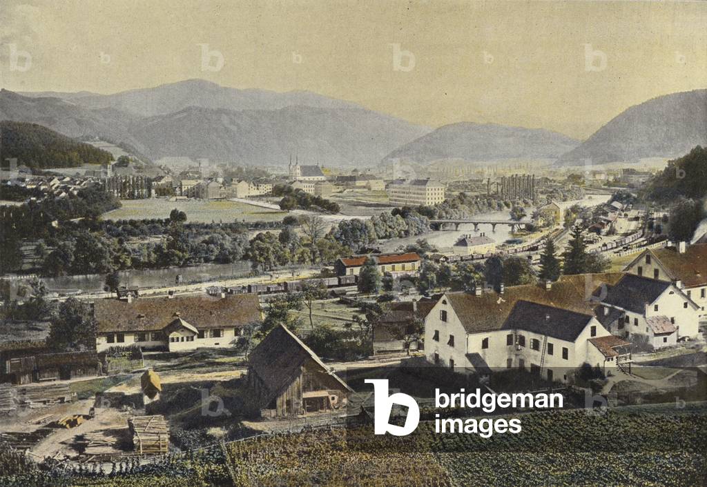 Steyr, Vue Du Thabor (colour photo)