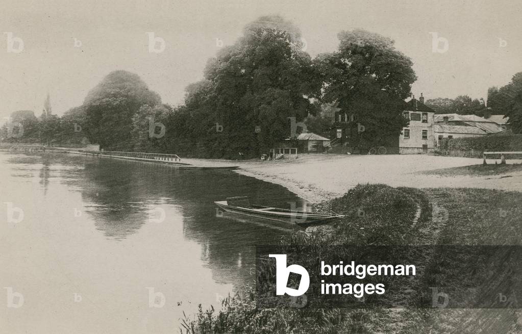 The Bells of Ouseley on the Thames (b/w photo)