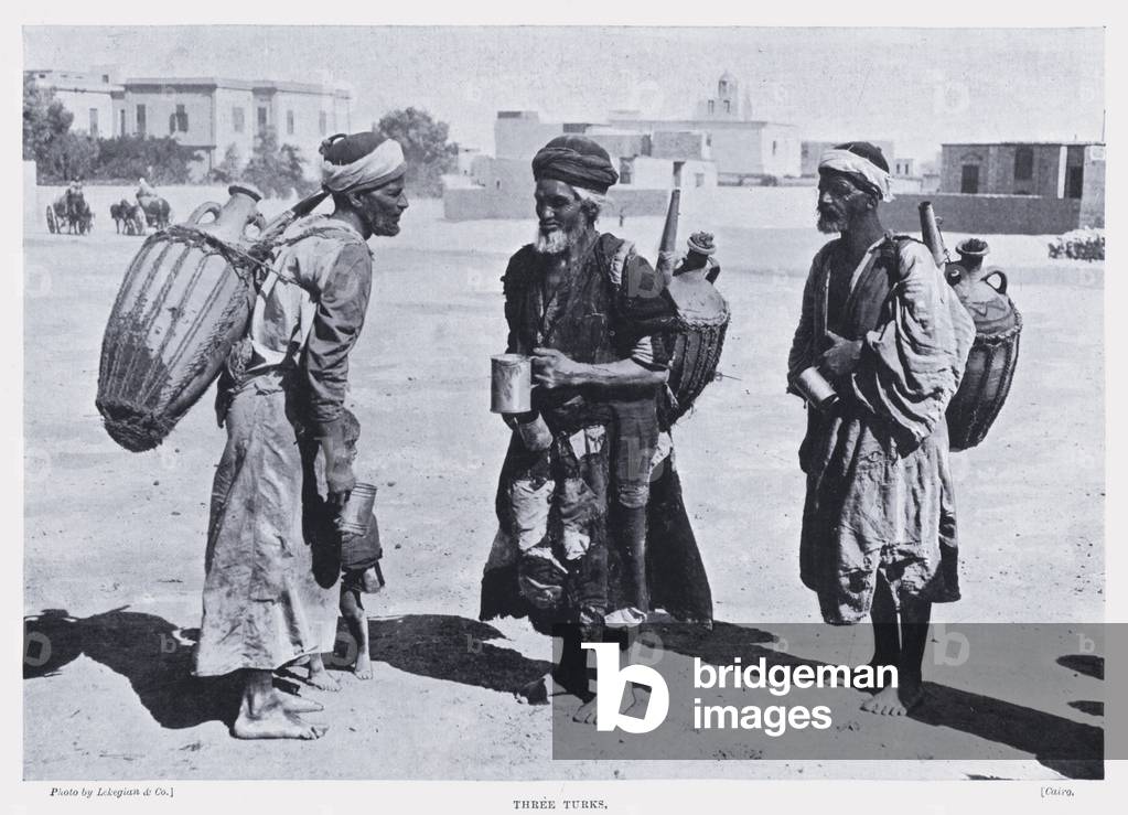 Three Turks (b/w photo)