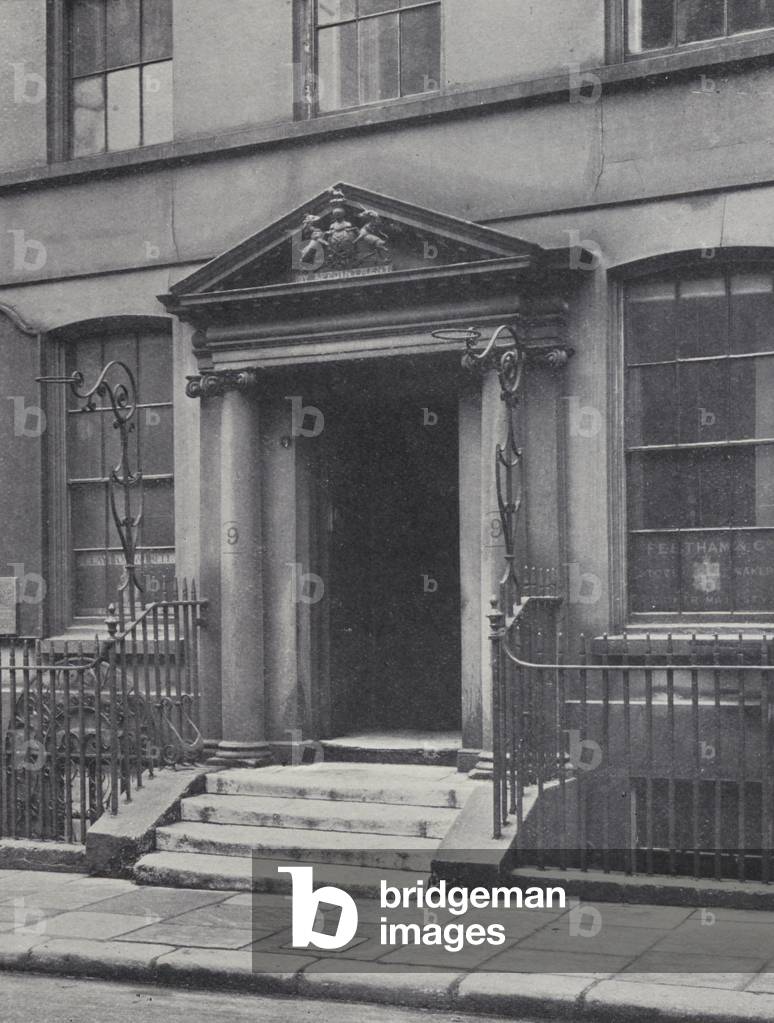 London, No 9 Clifford Street, 1735 (b/w photo)