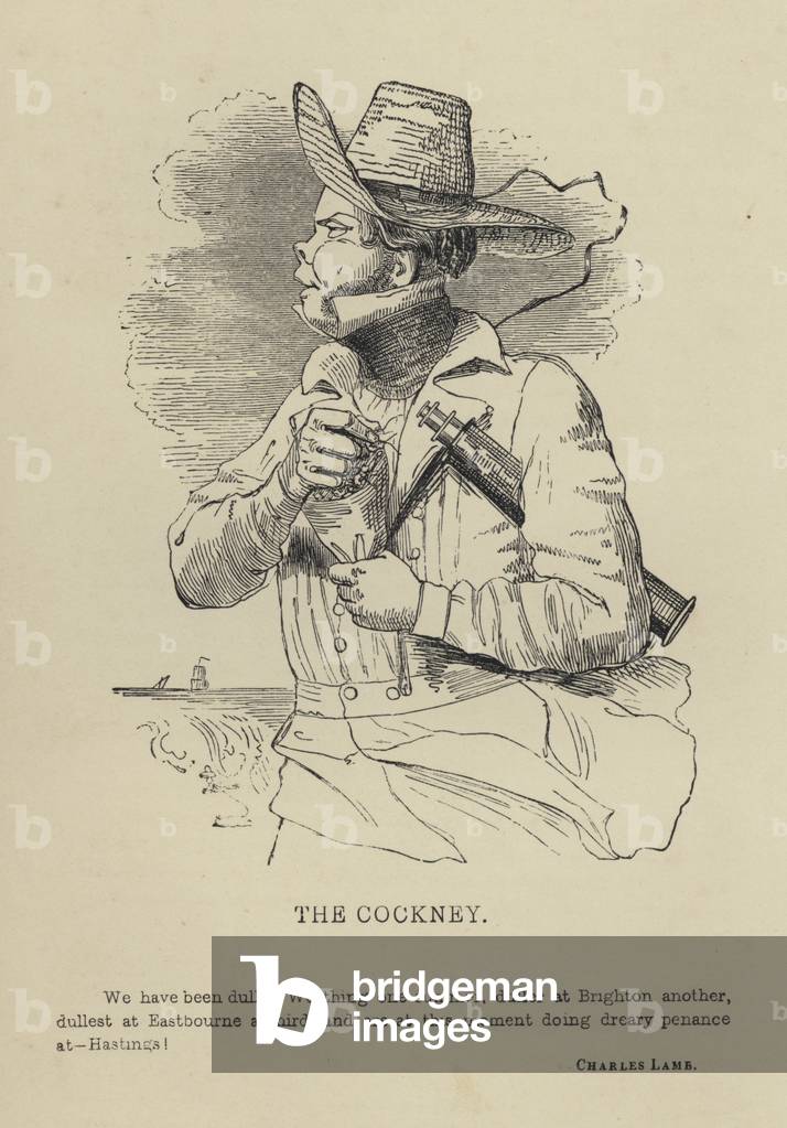 Kenny Meadows: The Cockney (engraving)