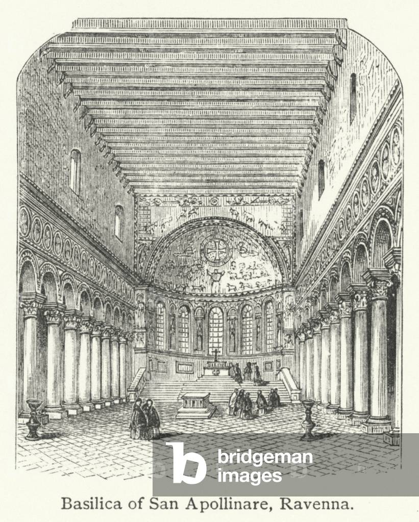 Basilica of San Apollinare, Ravenna (engraving)