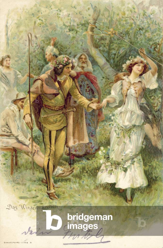 Illustration for A Winter's Tale (colour litho)