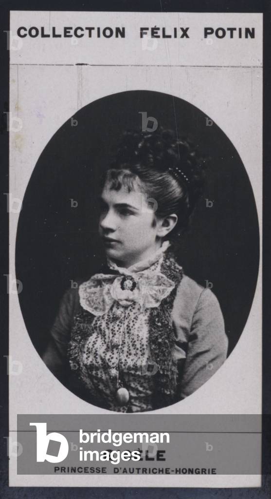 Gisele, Princesse D'Autriche-Hongrie (1856) (b/w photo)