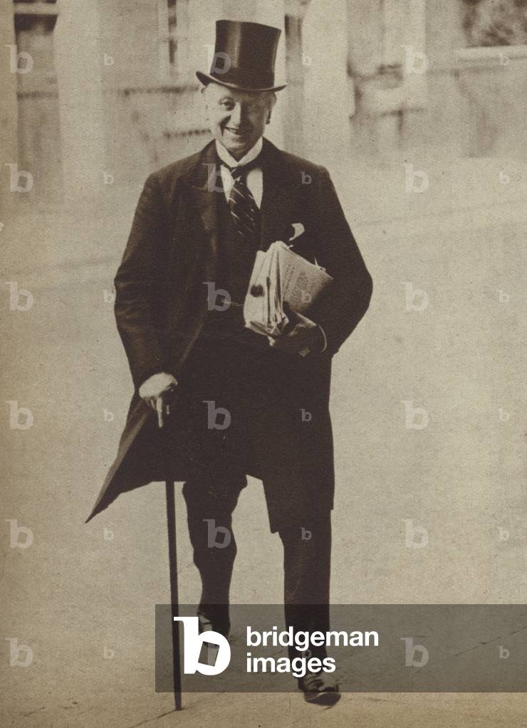 Lord Curzon, British Conservative politician and Foreign Secretary, 1923 (b/w photo)