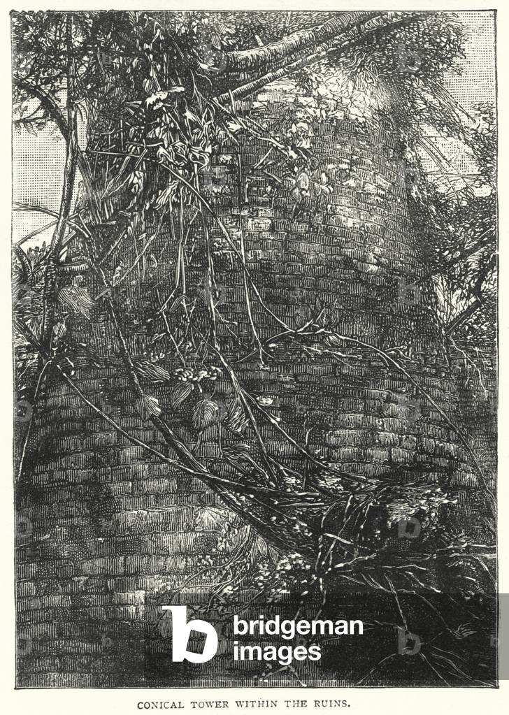 Conical Tower within the Ruins (engraving)
