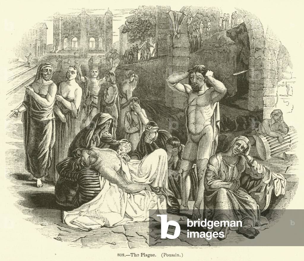 The Plague, Poussin (engraving)