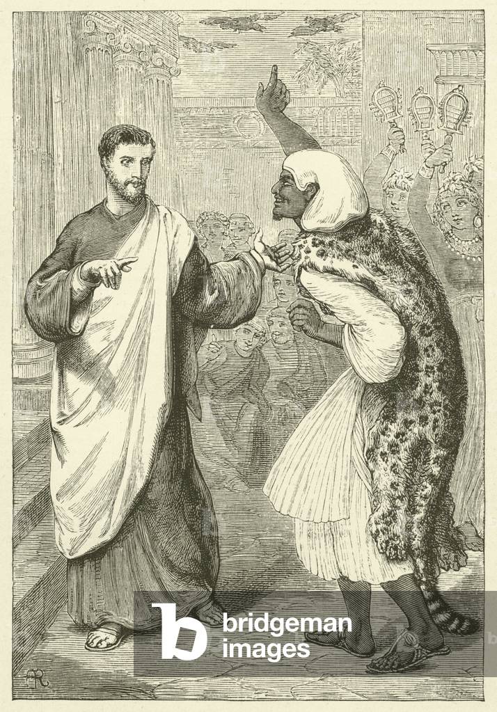 Athanasius and the Pagan (engraving)