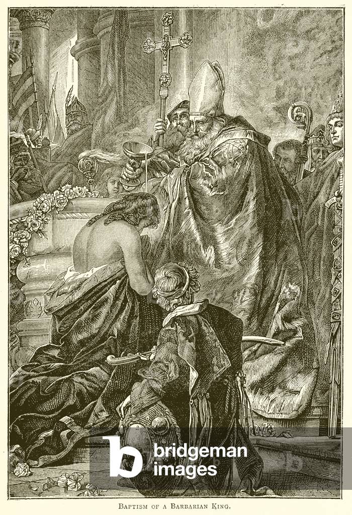 Baptism of a Barbarian King (engraving)