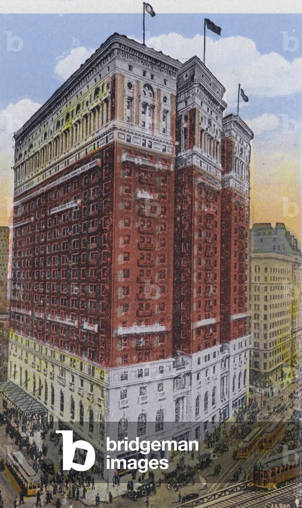 New York: Hotel McAlpin (colour photo)