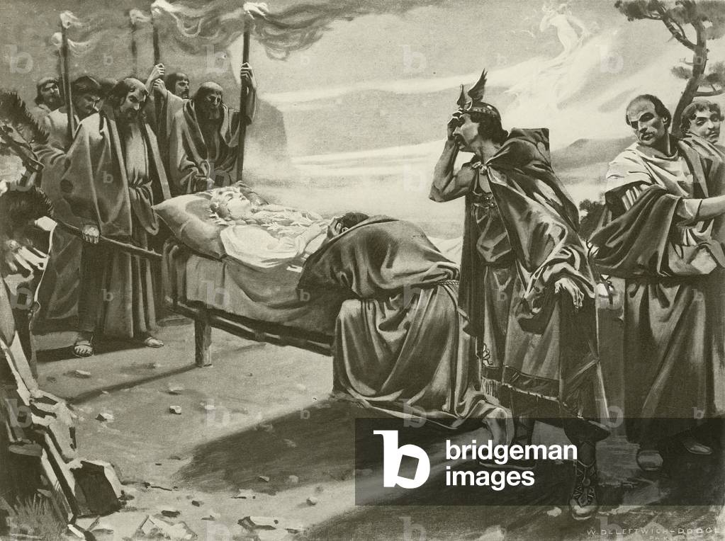 Tannhauser, Act III last scene (gravure)