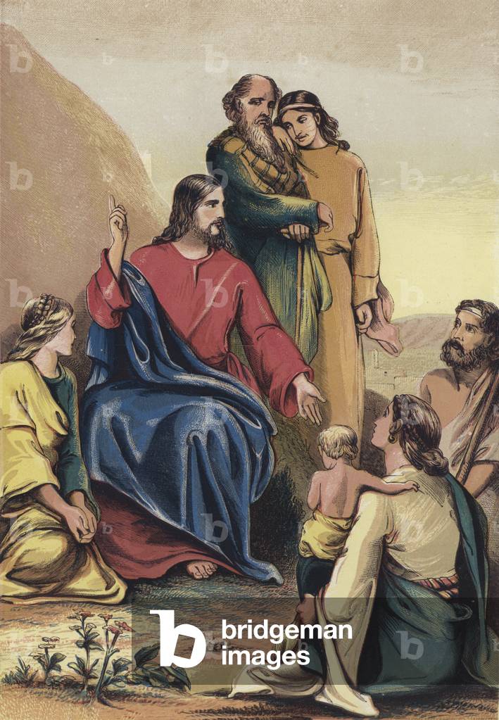 The Sermon on the Mount (chromolitho)