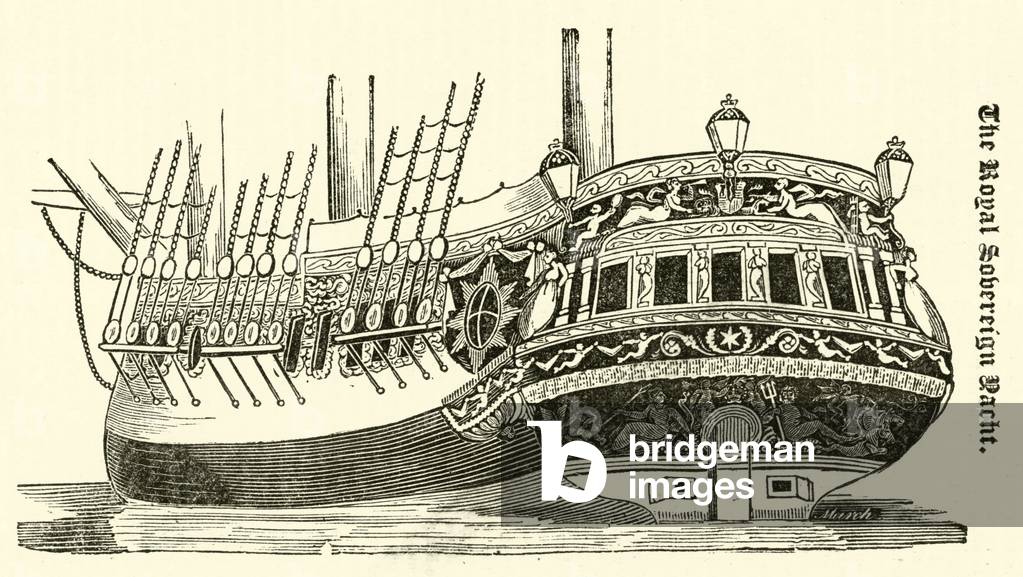 The Royal Sovereign Yacht (engraving)
