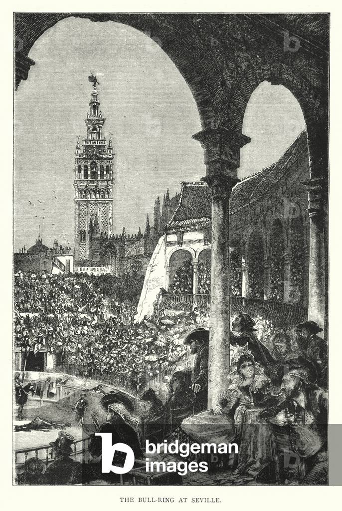 The Bull-Ring at Seville (engraving)