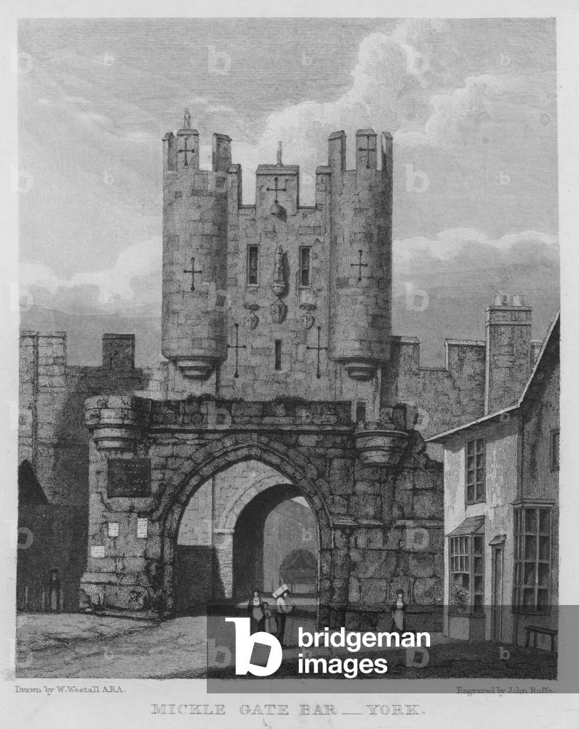 Mickle Gate Bar, York (engraving)