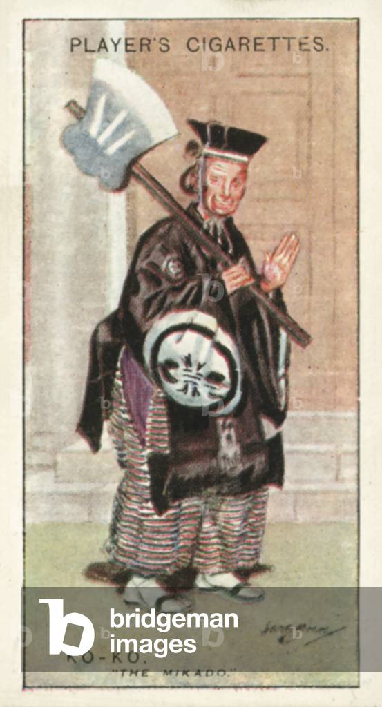 Gilbert and Sullivan, Ko-Ko, The Mikado (colour litho)