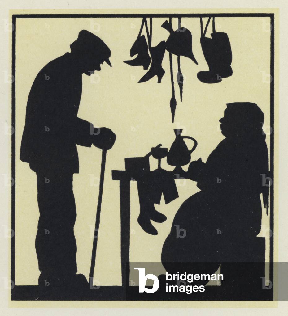 At the Rag Fair (litho)