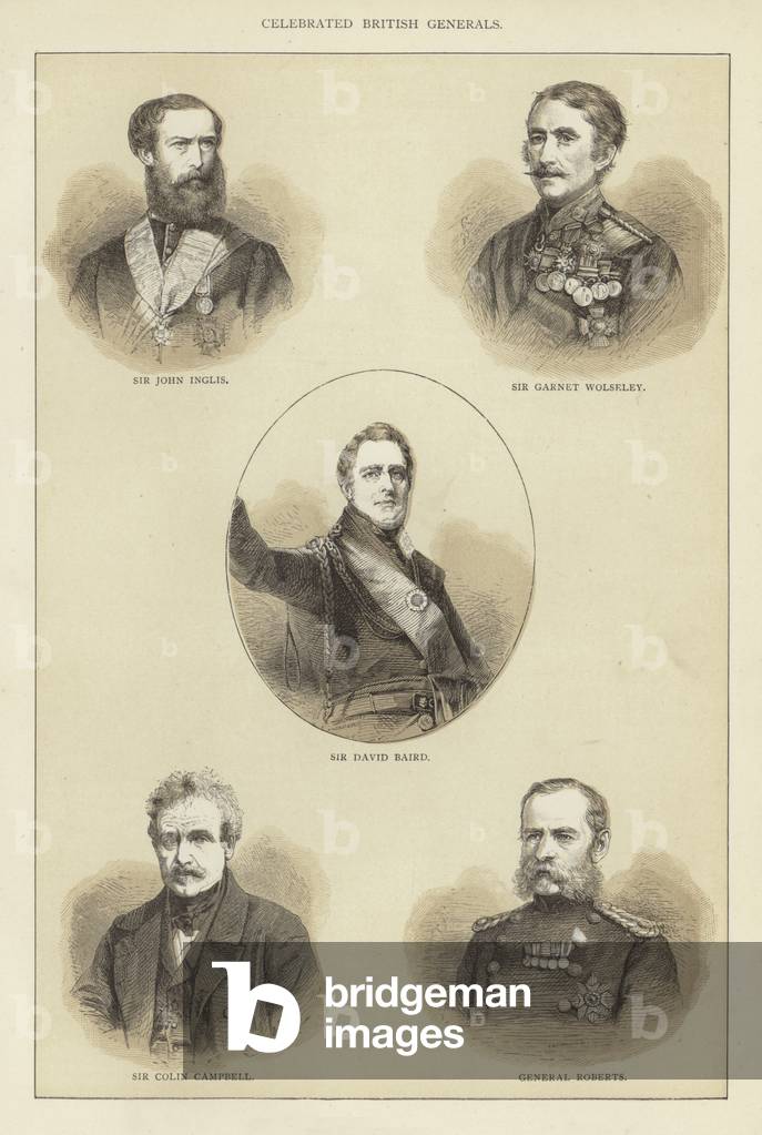 Celebrated British Generals (engraving)