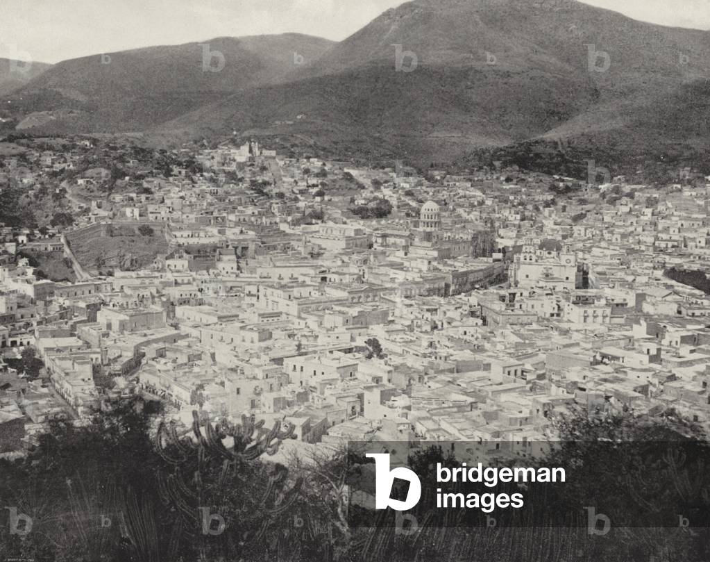 Guanajuato, Mexico (b/w photo)