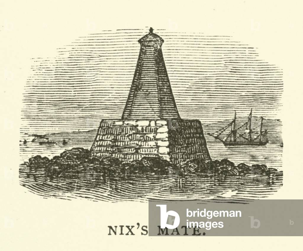 Nix's Mate, Boston, Massachusetts (engraving)