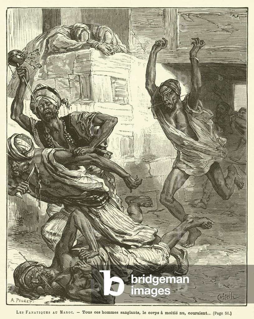 Les Fanatiques Au Maroc (engraving)